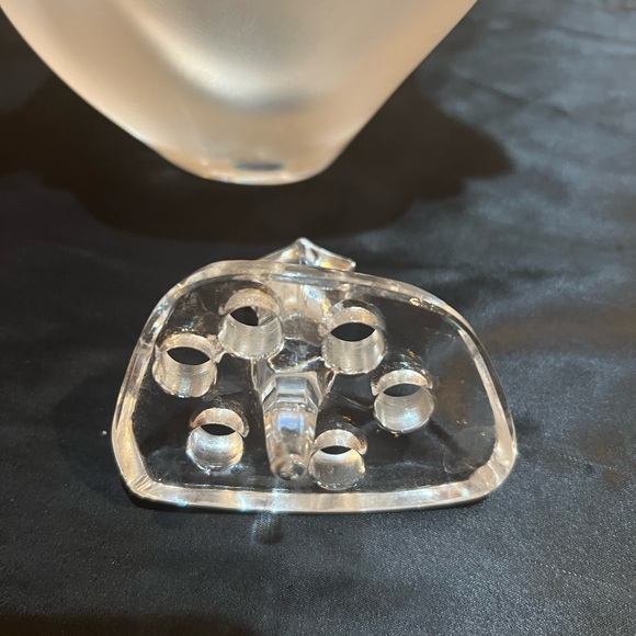 Lalique 🇫🇷Frosted Crystal 12258 Sylvie Doves Vase - Picture 9 of 11